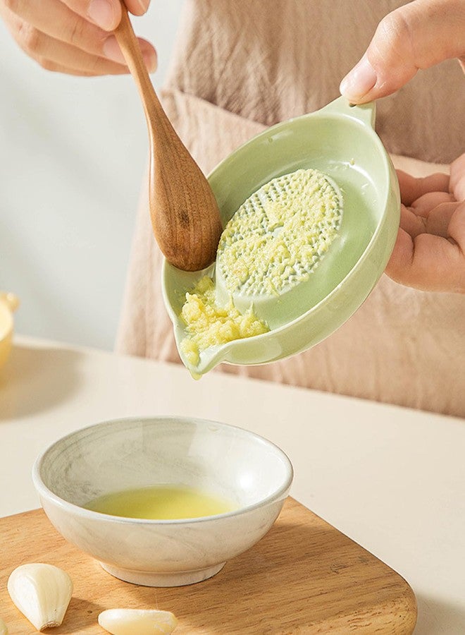 BdelrinQue Garlic Grater Plate, Efficient Kitchen Tool Ceramic Grater Plate, Ginger Grater Plate Suitable for Quickly Grind Garlic to Prepare Meals - Image 5